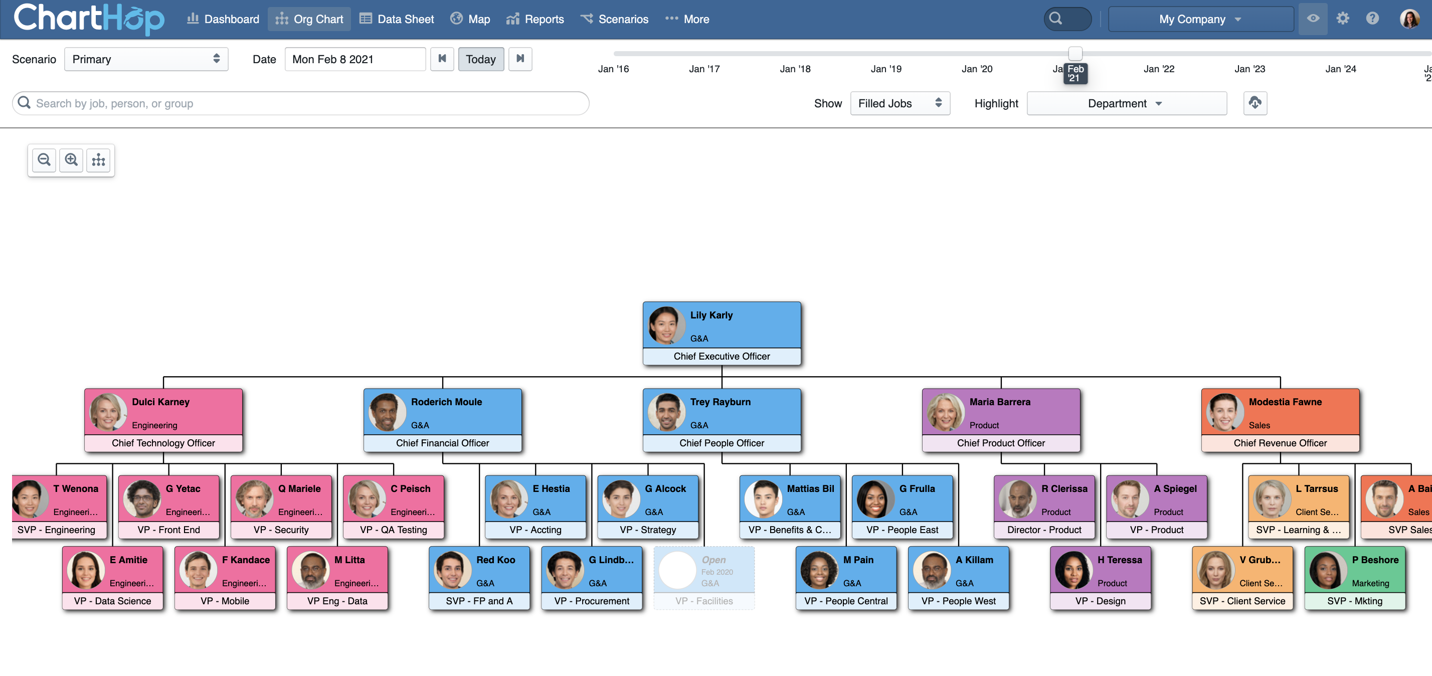 ChartHop org chart software